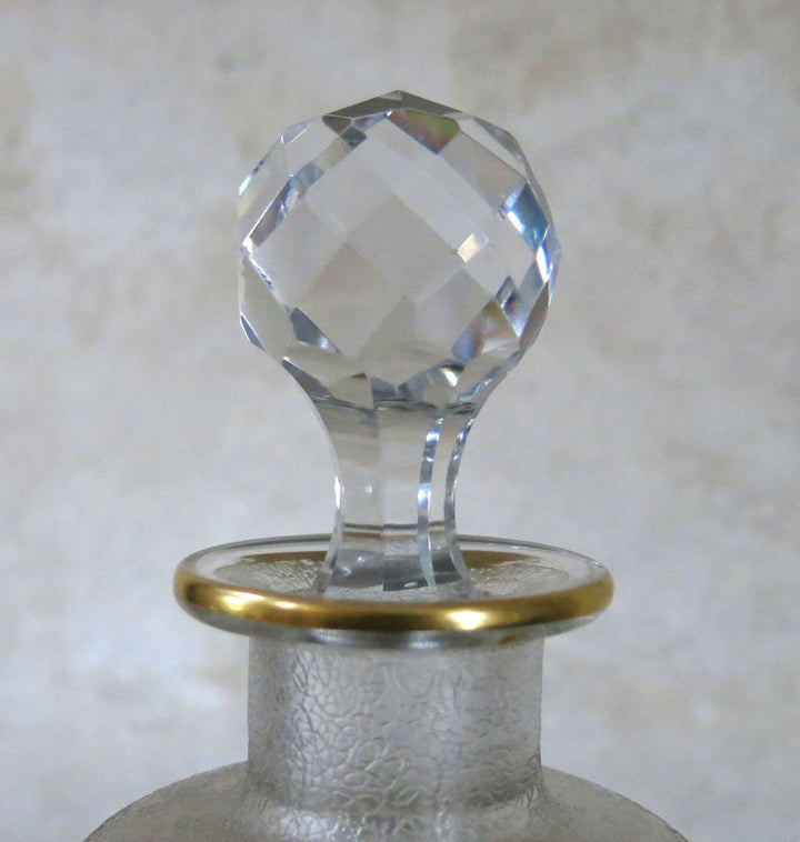 FLACON BACCARAT SAINT LOUIS, 2 très beaux flacons anciens, cristal, ART DÉCO .