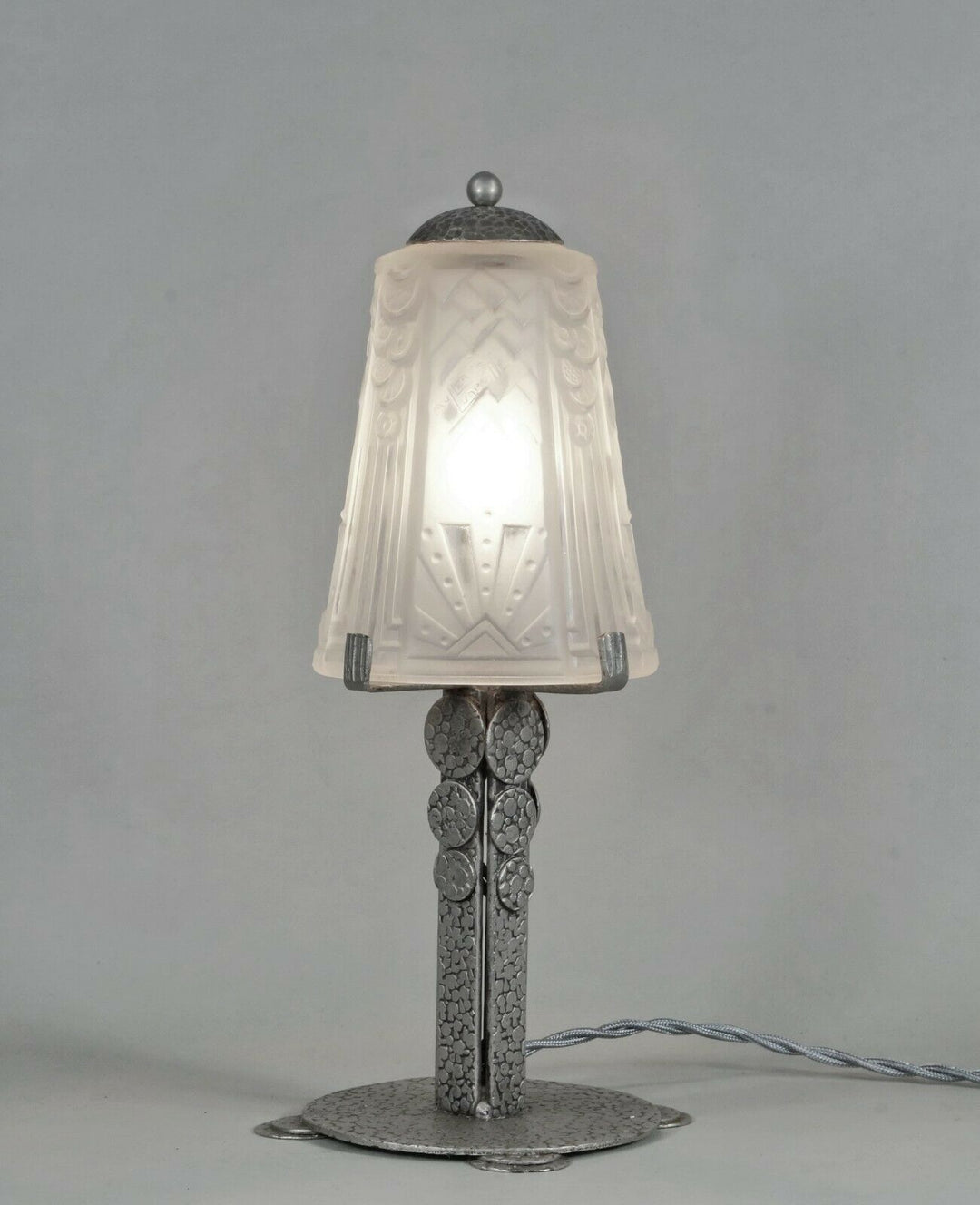 LOUIS RAVAUD & MULLER FRERES : French 1930 art deco lamp ........... France 1925