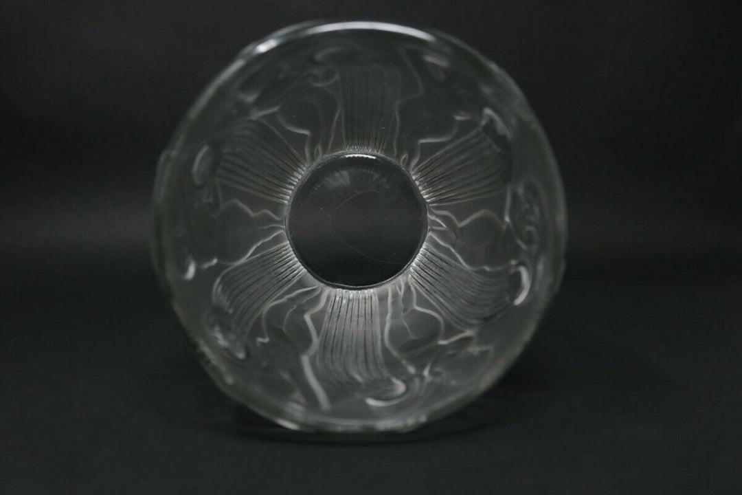 Rene Lalique Clear Glass Danaides Vase