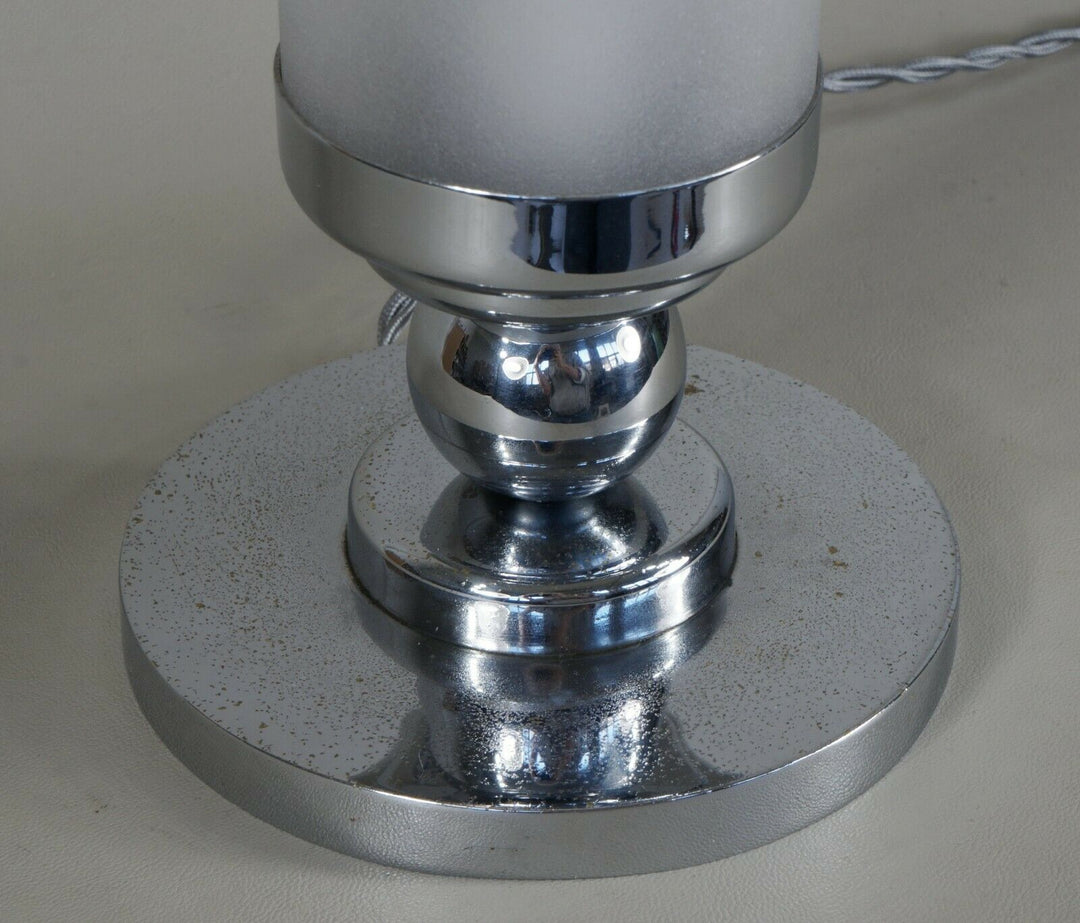 BUIRET-DEBEAURAIN : French 1930 modernist art deco lamp ....... adnet era France