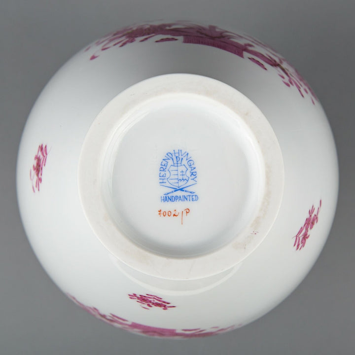 ヘレンド インドの華 ピンク 花瓶 – アンティークテーブルウェア