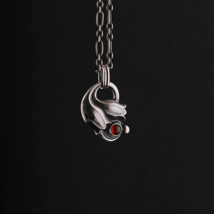 GEORG JENSEN Sterling Pendant of the Year 1999 / 2019, Silver. Rhodolite Garnet.