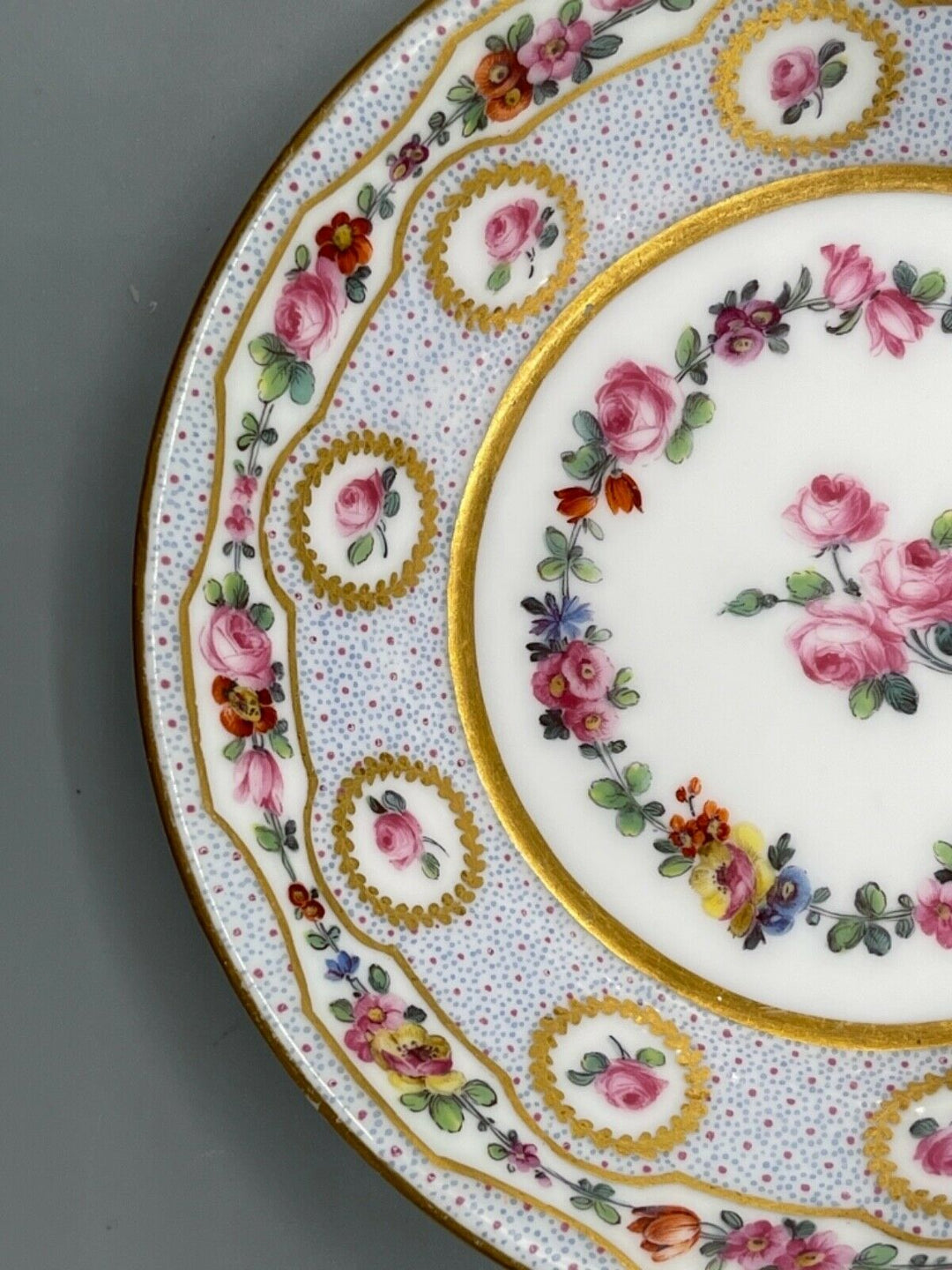 Important Rare Museum Empire Sevres Cup and saucer 1770 François Drand