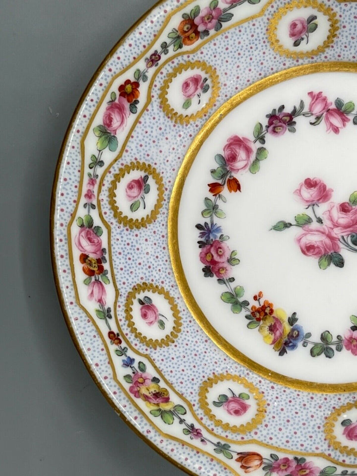 Important Rare Museum Empire Sevres Cup and saucer 1770 François Drand