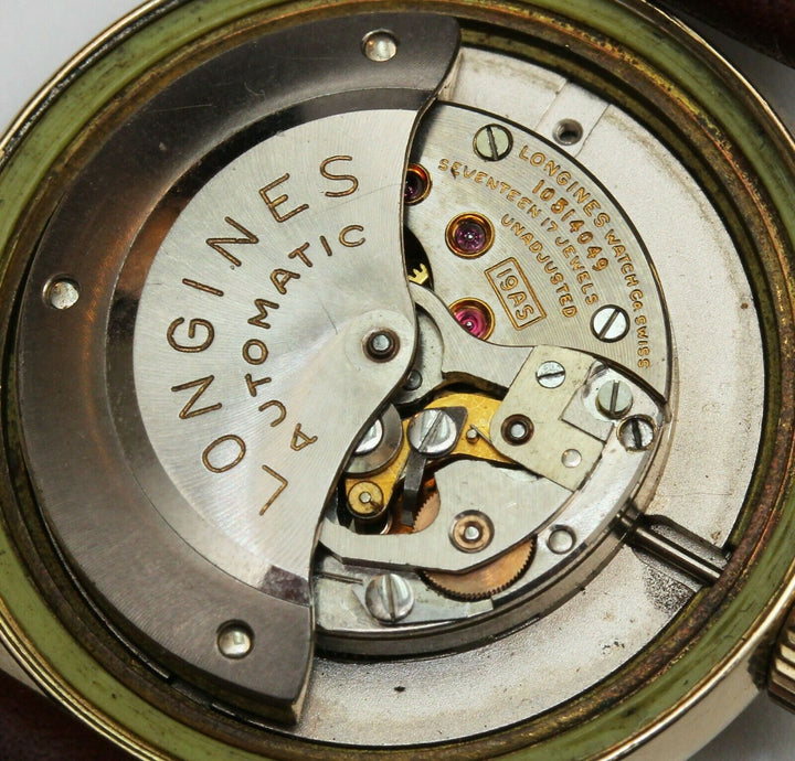 1957年製　10K　ロンジン  ツートンゼファーダイヤル 自動巻きヴィンテージ腕時計 19AS