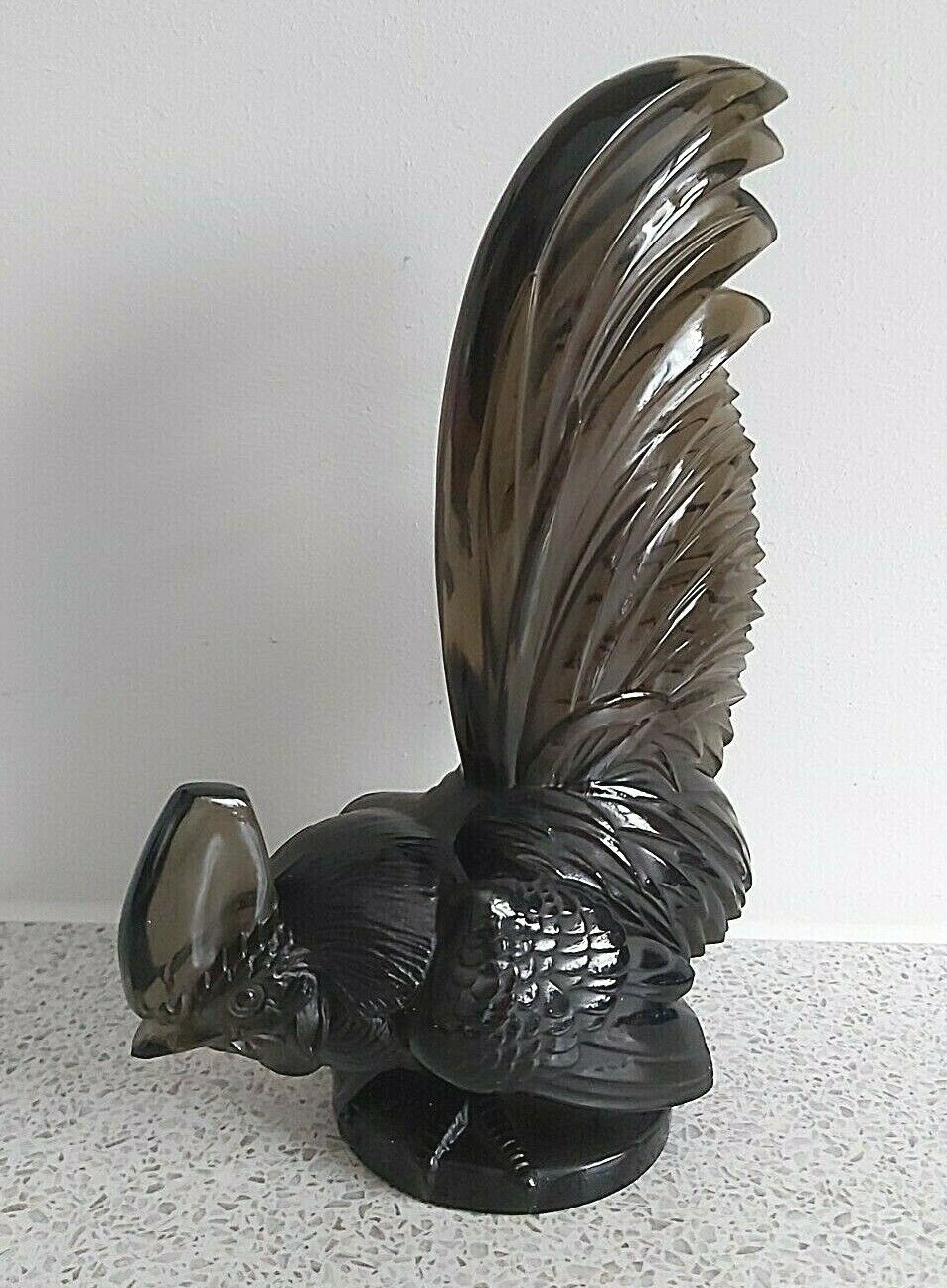 R. Lalique Coq Nain in Topaz – アンティークテーブルウェア