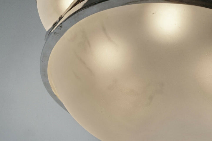 RARE FRENCH 1930 ART DECO CHANDELIER ......... lamp muller degue daum era France