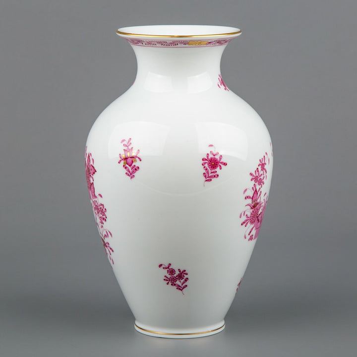 ヘレンド　インドの華　ピンク　花瓶
