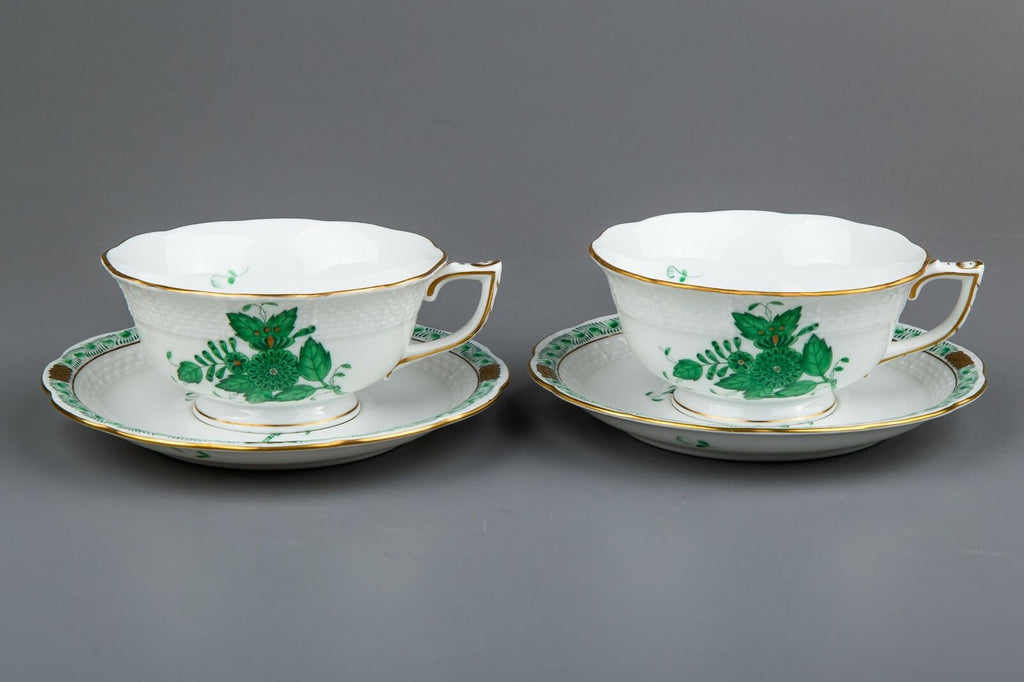 ヘレンドアポニグリーンオリエンタルティーセット 6点セット