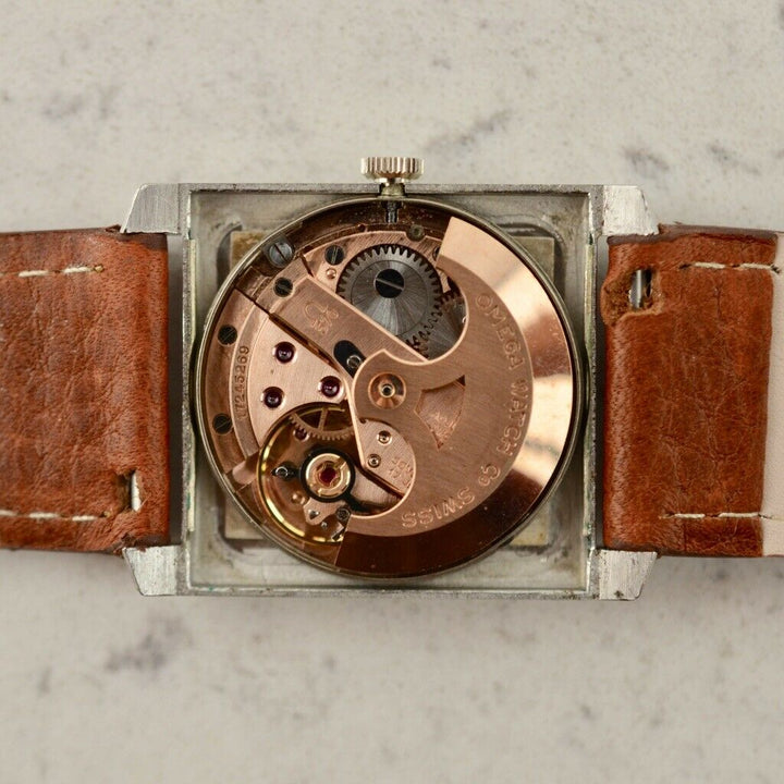 C.1959　ヴィンテージオメガ　自動式　タンク　オートマティック　腕時計　CAL.Ω570　型番3999-4SC　スチール製