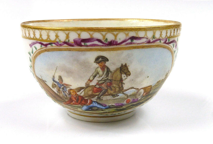 Sammelgedeck - MEISSEN - Bataillen bzw. Schlachten-Szenerien - Marcolini um 1800