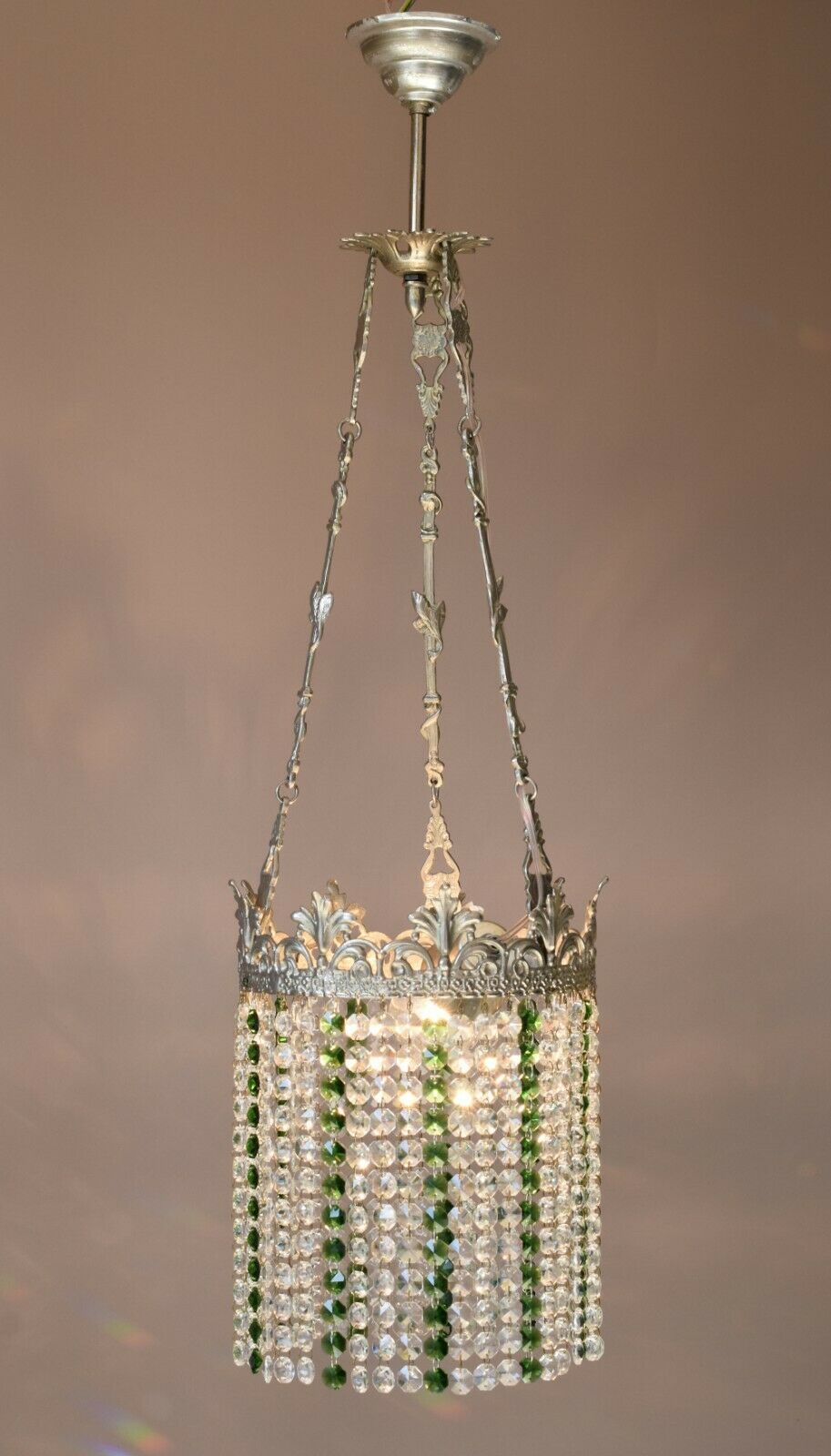 French Empire Chandelier, Antique Style Vintage Hallway Lighting, Lamp Pendant