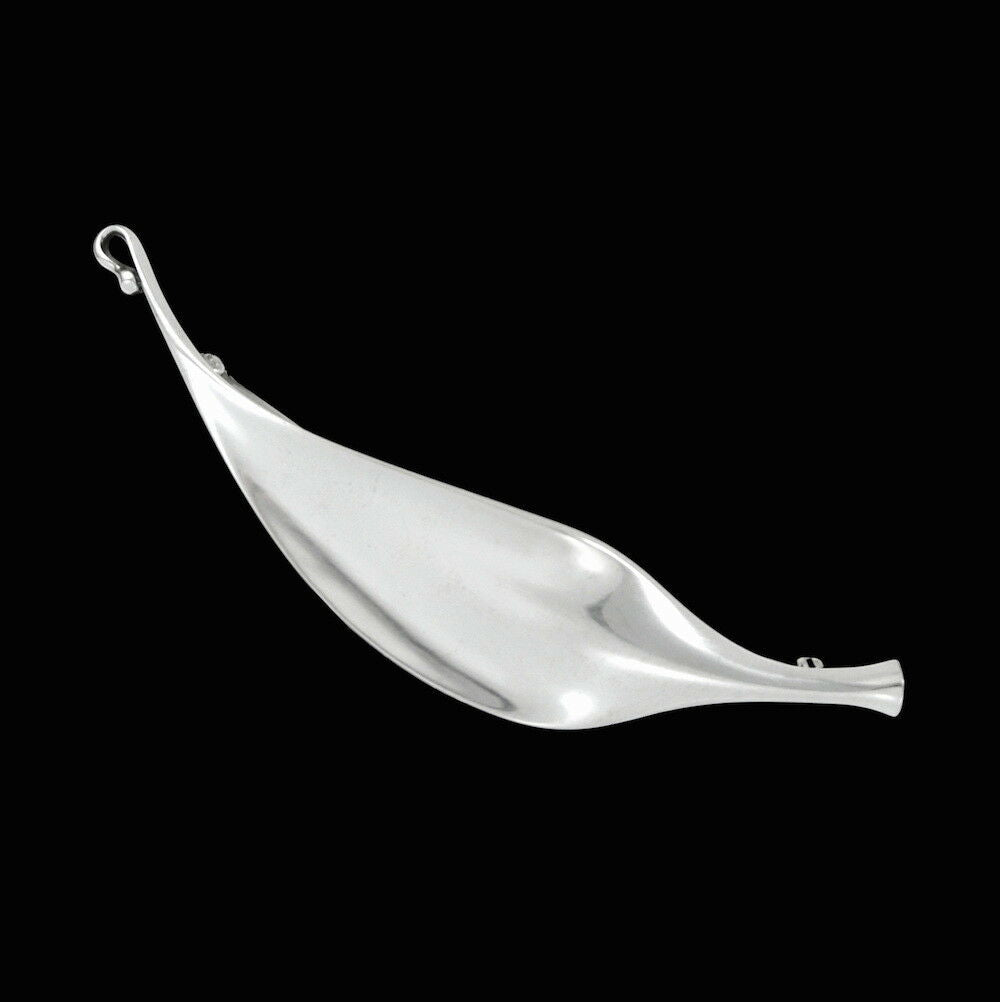GEORG JENSEN 391 プリュム リーフ シルバーブローチ ジョージ
