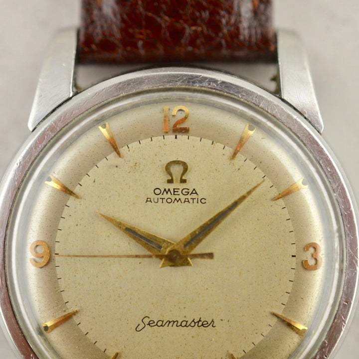 C.1952 ヴィンテージ オメガ 自動式 シーマスター 腕時計 Cal.Ω 354 型番2767-4 スチール製