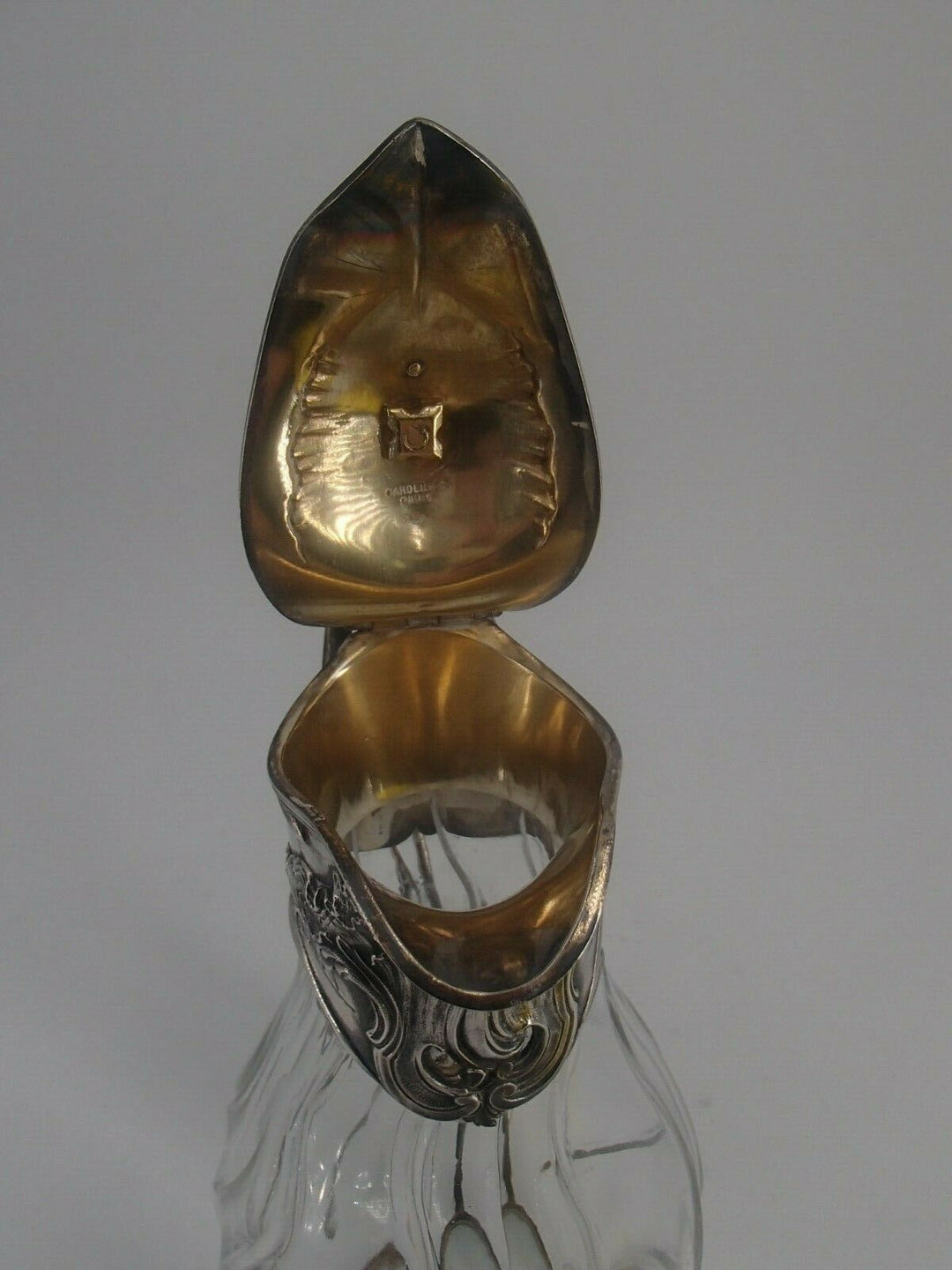 Cardeilhac belle ewer in solid silver and vermeil king post minerva louis xv