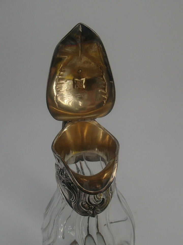 Cardeilhac belle ewer in solid silver and vermeil king post minerva louis xv