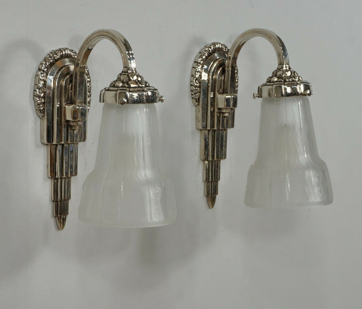 ミューラー兄弟　フランス1930年アールデコ　ウォールランプ