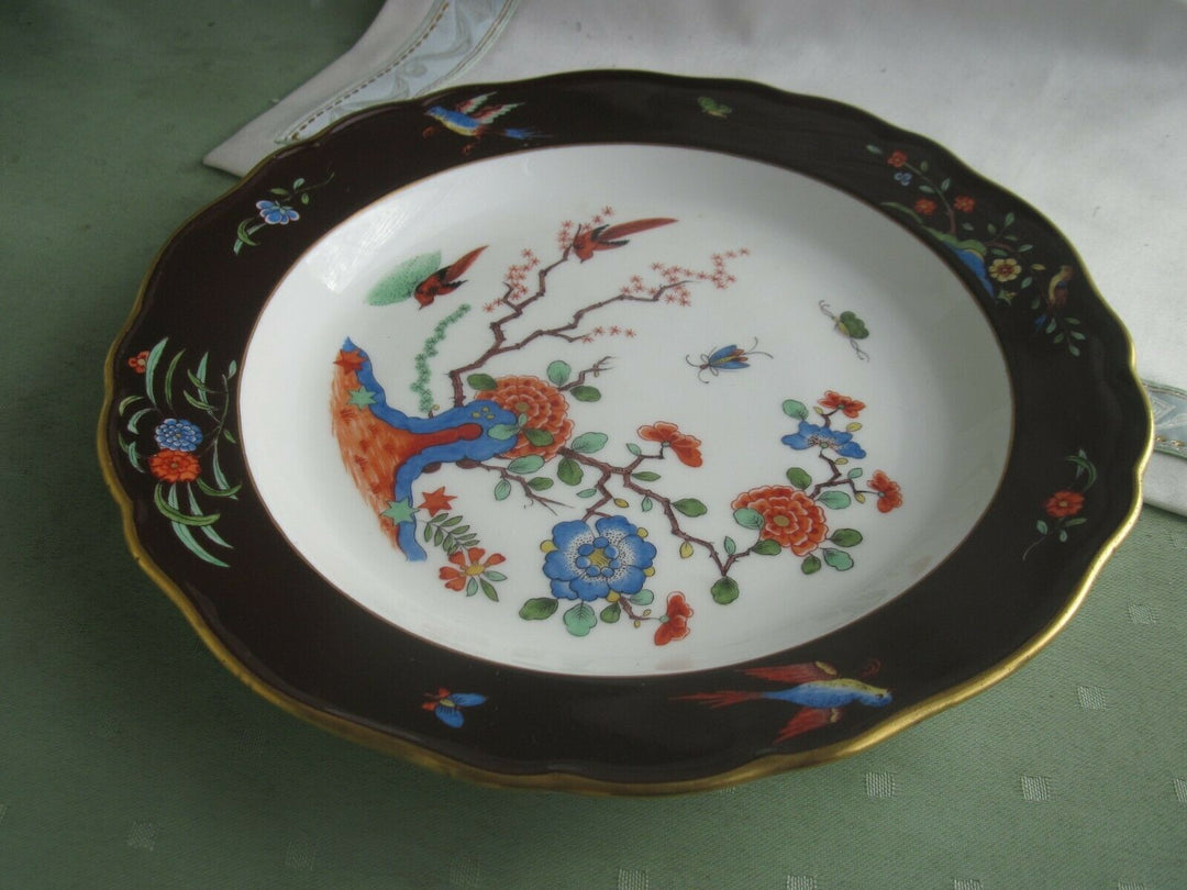 Schöner Meissen Teller mit vielen Indischen Blumen, Kakiemon Malerei