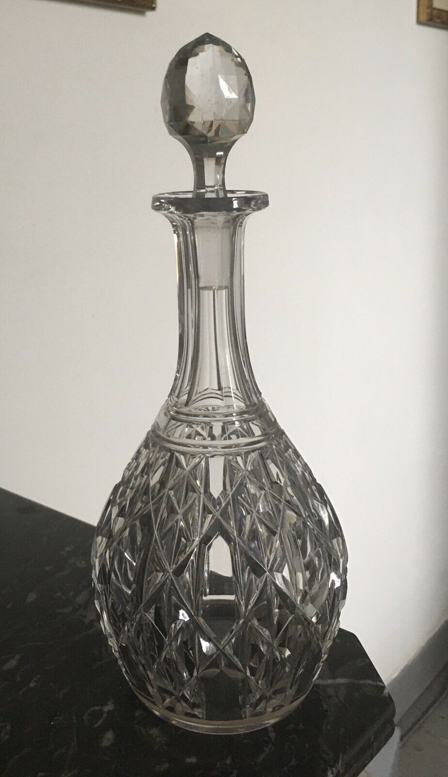 Superbe Carafe À Vin En Cristal Taillé De Baccarat 31 Cm Modèle Juigne