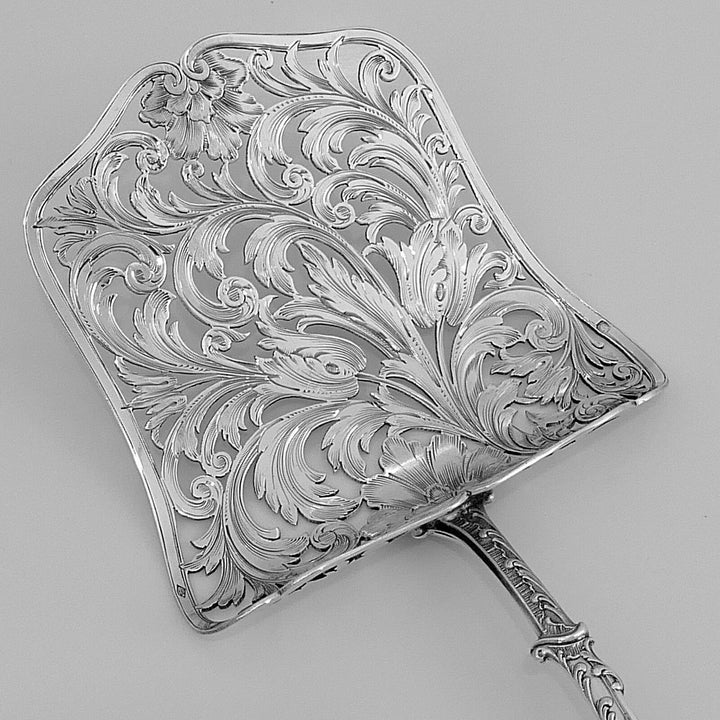 Soufflot French All Sterling SilverAsparagus Pastry Toast Server