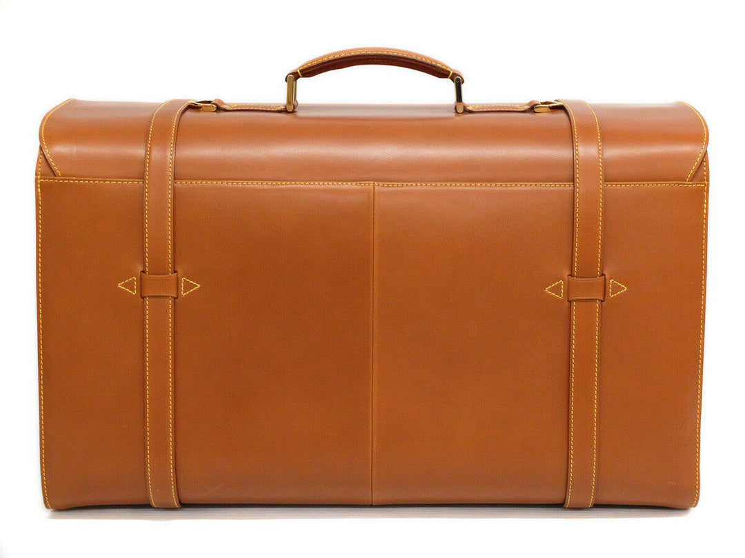 AUTH LOUIS VUITTON SPO Boston Bag Travel Case Hand Bag Shoulder Caramel Nomade