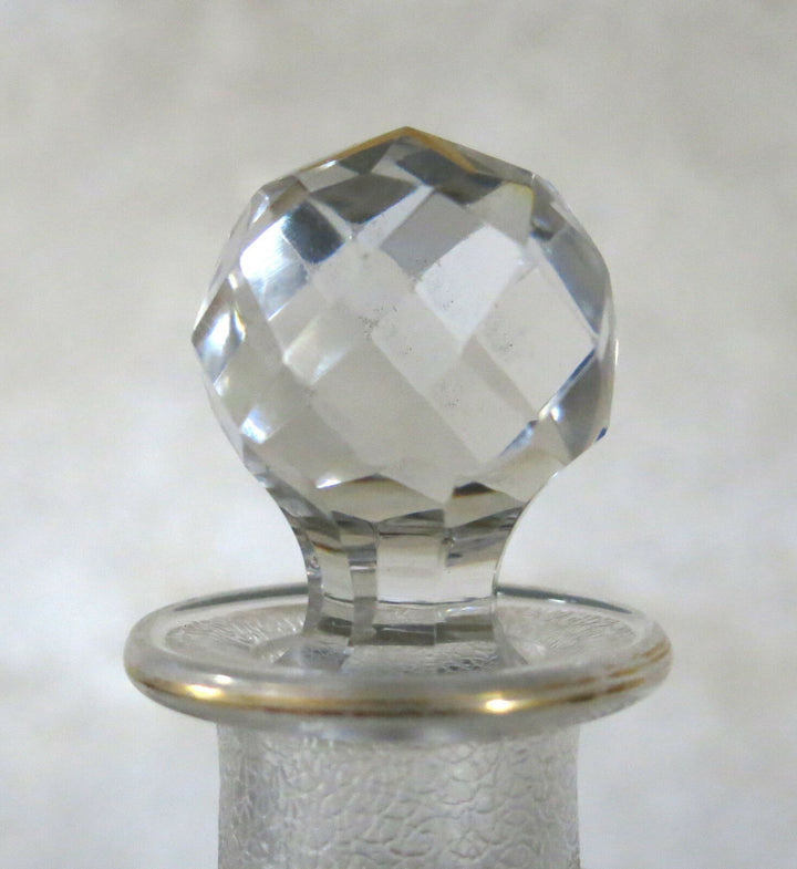 FLACON BACCARAT SAINT LOUIS, 2 très beaux flacons anciens, cristal, ART DÉCO .
