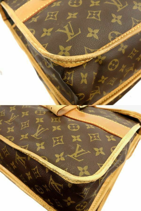 AUTH LOUIS VUITTON MONOGRAM Vintage SAC CHASSE HUNTING SHOULDER BAG LV