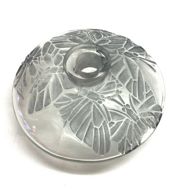 Flacon Misti Patiné Bleu René Lalique R.Lalique L.T Piver Blue Glass Perfume