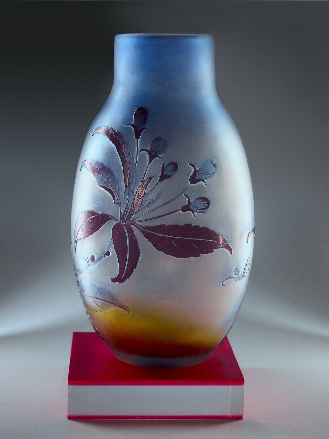 Galle アールヌーヴォー 花瓶 Yahoo!オークション - エミール・ガレ galle 花瓶 アール