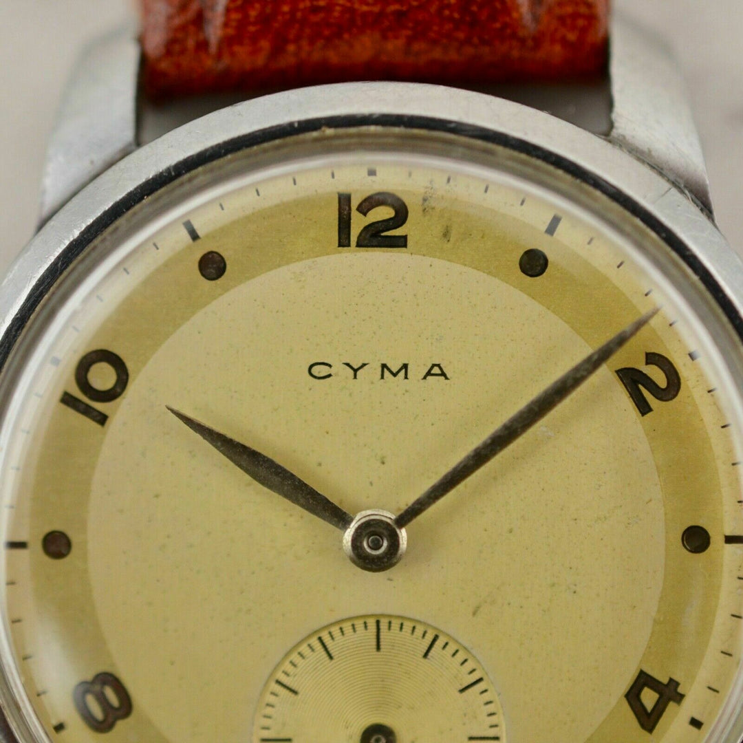 C.1945 Vintage CYMA Calatrava watch cal.234 in stainless steel