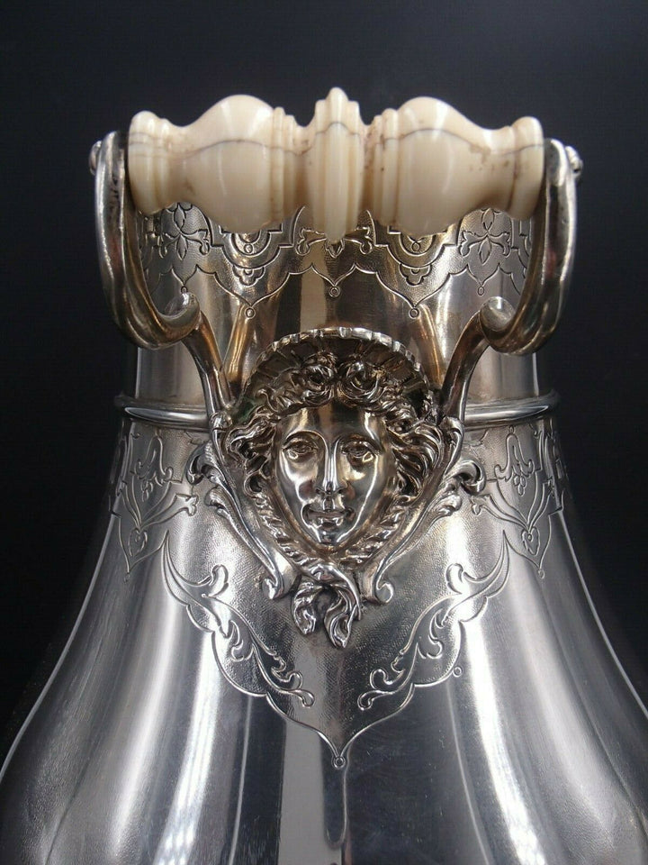 CARDEILHAC RARE SAMOVAR FONTAINE A THE REGENCE EN ARGENT MASSIF POINCON MINERVE
