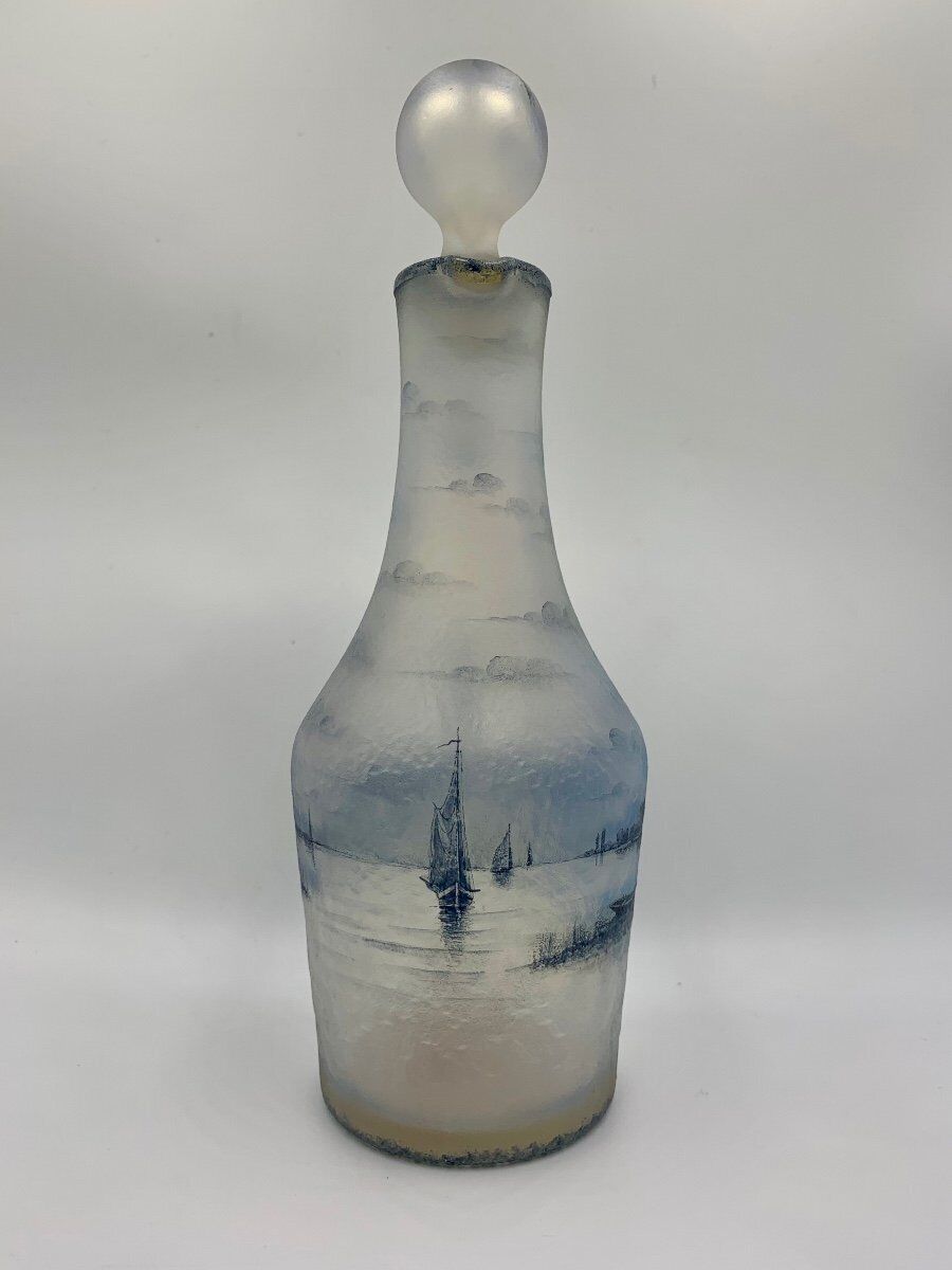 ドーム兄弟（ドームナンシー）オランダの風景の水差し – アンティーク