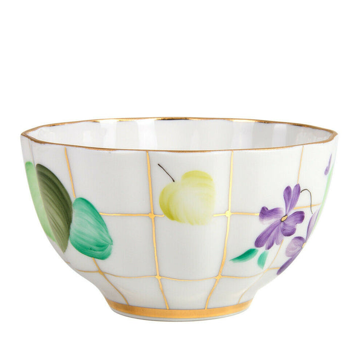 Forest Violet Teacup w/ Saucer by Imperial Porcelain Russian Lomonosov LFZ IFZ