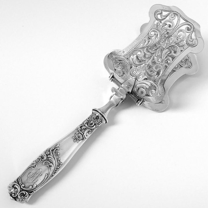 Ravinet D'Enfert French Sterling Silver Asparagus Pastry Toast Server