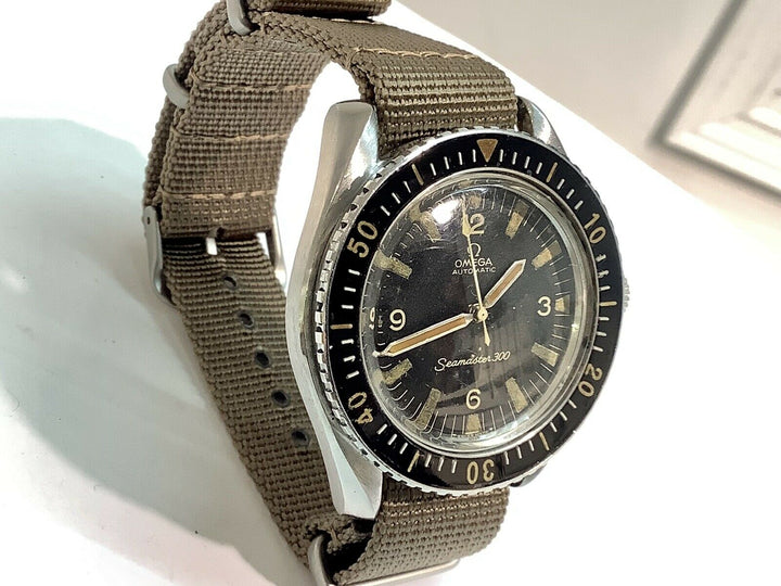 オメガ　1963年製　165.024 シーマスター 300 S　スチール製 42mm　トロピカルパティーナ(経年変化の味わい深さ)