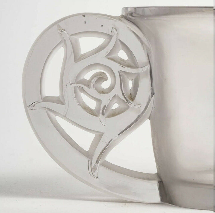Vase Pierrefonds Verre Blanc René Lalique R.Lalique Acid Satin Finish 1 Version