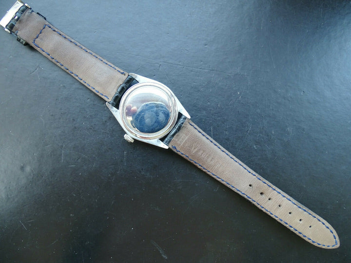 ♛ Rolex Oyster Precision Black 34 mm 6426 Vintage Elegant Men's Watch 1969