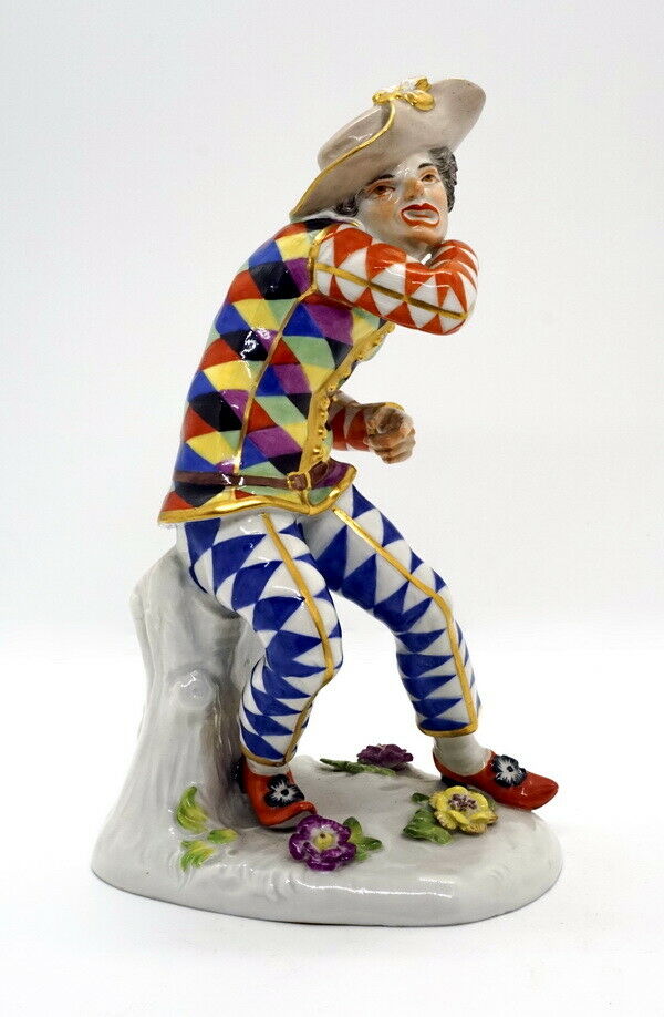 邁森 MEISSEN マイセン FIGUR ERSCHROCKENER HARLEKIN FRIGHTENED HARLEQUIN MNR: 259