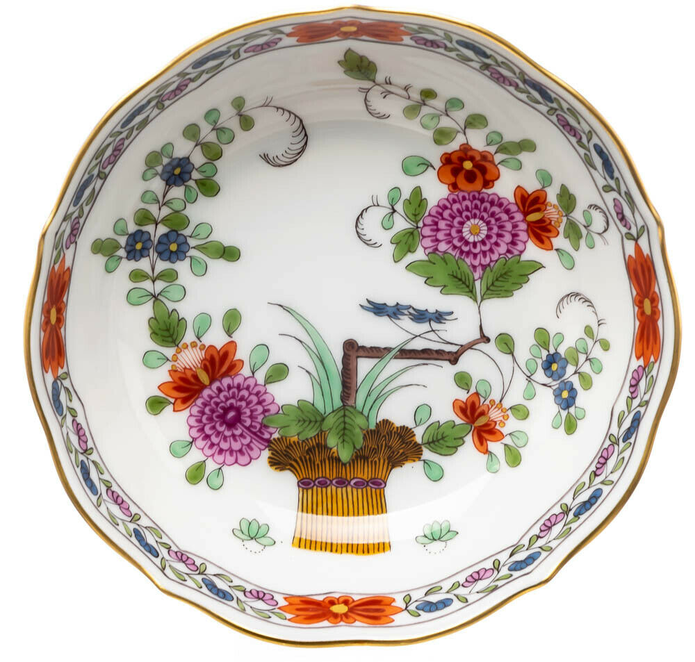 Mokkagedeck Garbemuster Meissen Neuer Ausschnitt Modell 00580 1. Wahl nach 1940