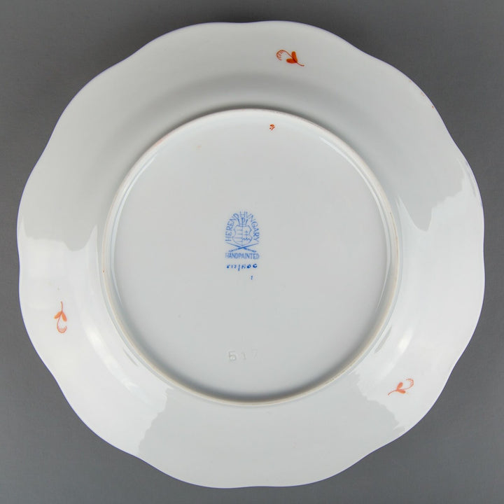 ヘレンド アポニーオレンジ 6枚セット デザートプレート