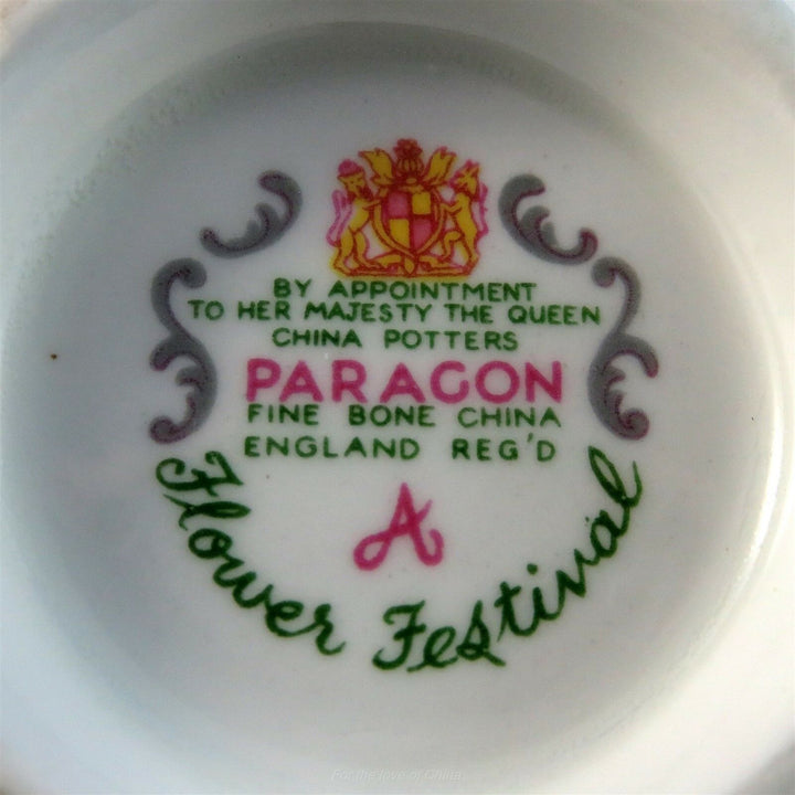 パラゴン　華やかフラワーフェスティバル　カップ&ソーサー