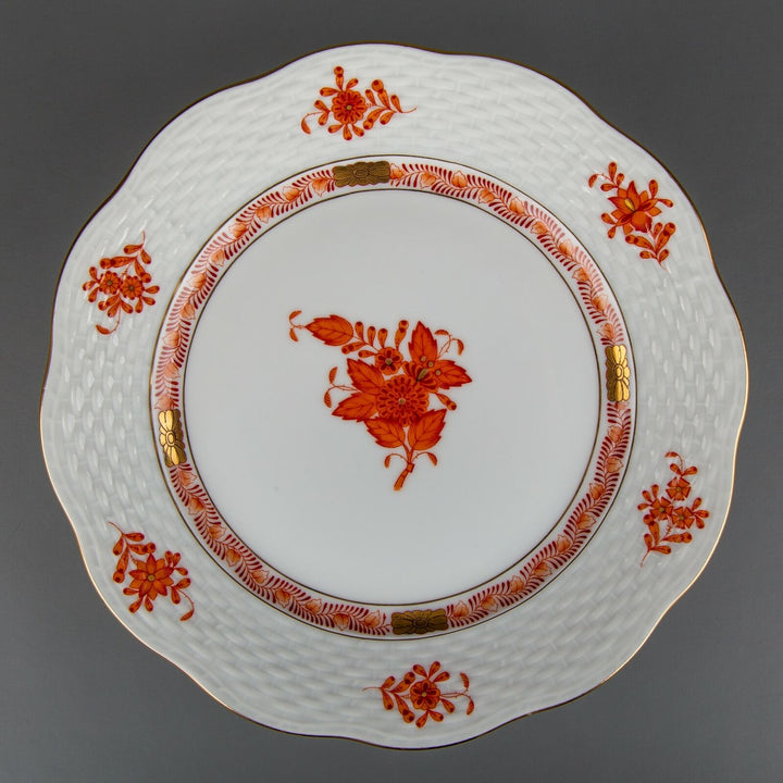 ヘレンド アポニーオレンジ 6枚セット デザートプレート