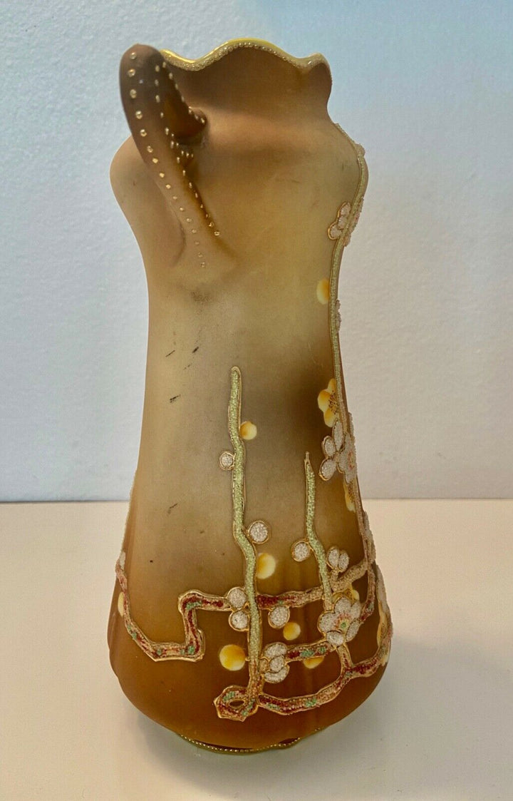 オールドノリタケ　コラレン　梅の花の花瓶　1909年