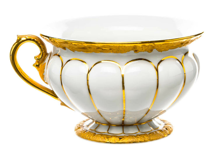 Kaffeegedeck Goldbronze Meissen X-Form Modell 17582 1. Wahl nach 1924