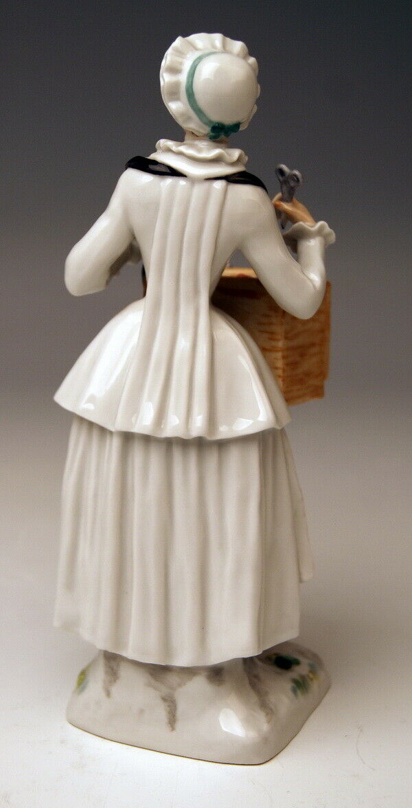 邁森 MEISSEN マイセン FIGUR PARISER AUSRUFER TABULETTKRÄMERIN KAENDLER MNR: 73281