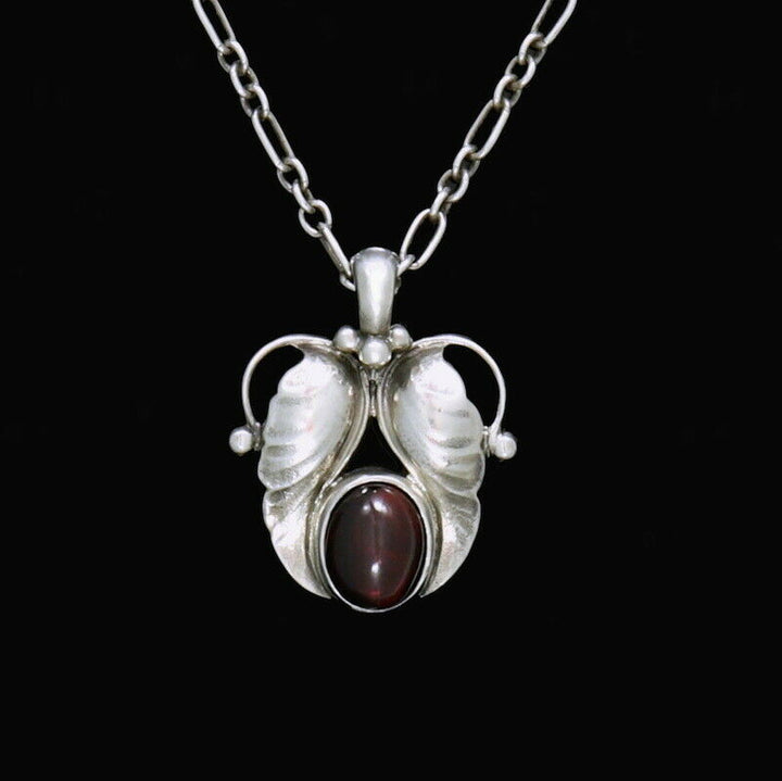 ジョージジェンセン✨ネックレス　1994 シルバー925　ヘリテージ　ガーネット Georg Jensen ジョージジェンセン ネックレス ガーネット