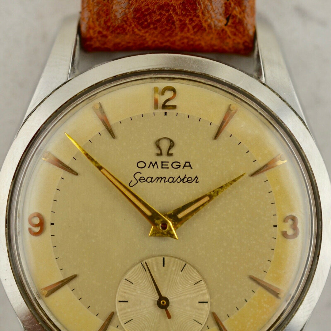 C.1956 ヴィンテージ オメガ シーマスター 「ランチェロ」 直径36mm 腕時計 型番 CK 2937-4 スチール製 梱包箱付き