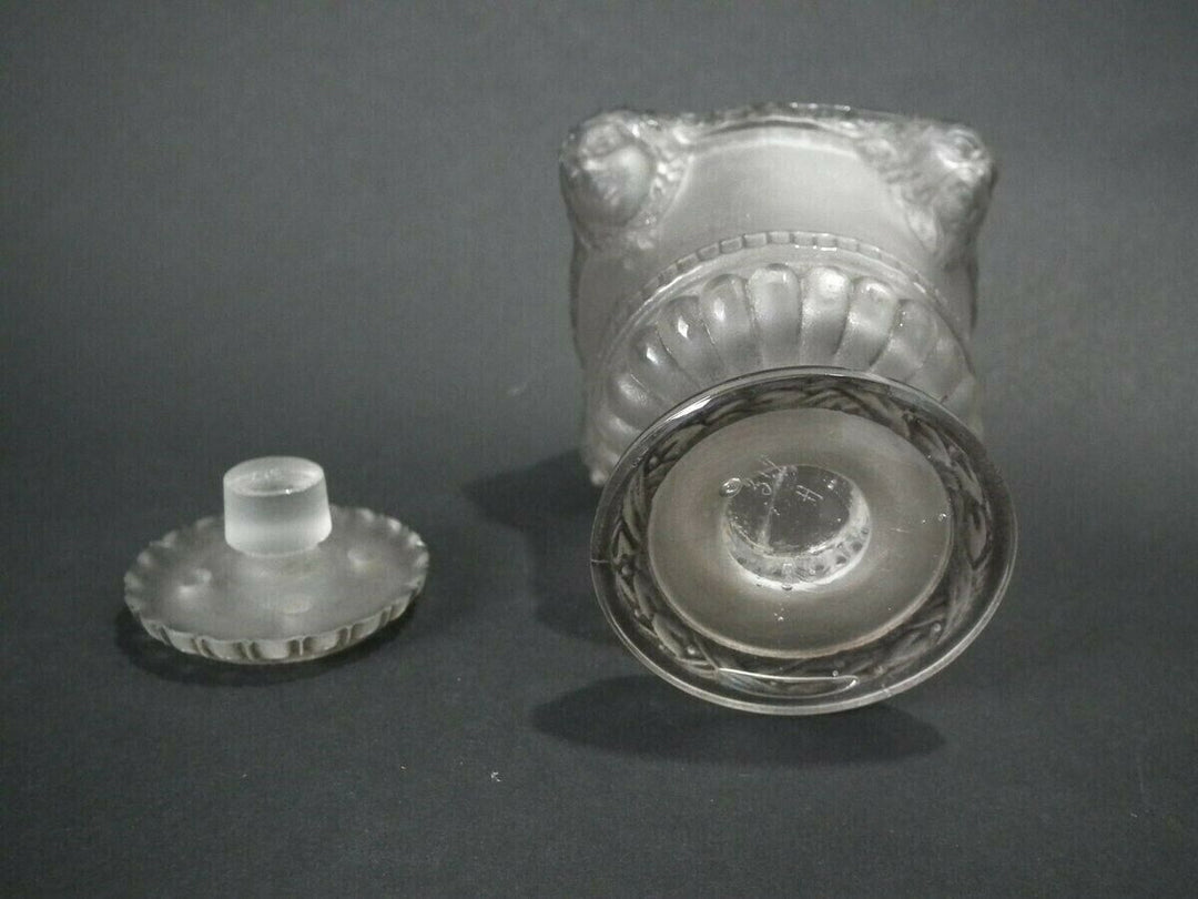 Rene Lalique Glass Fauns Perfume Bottle