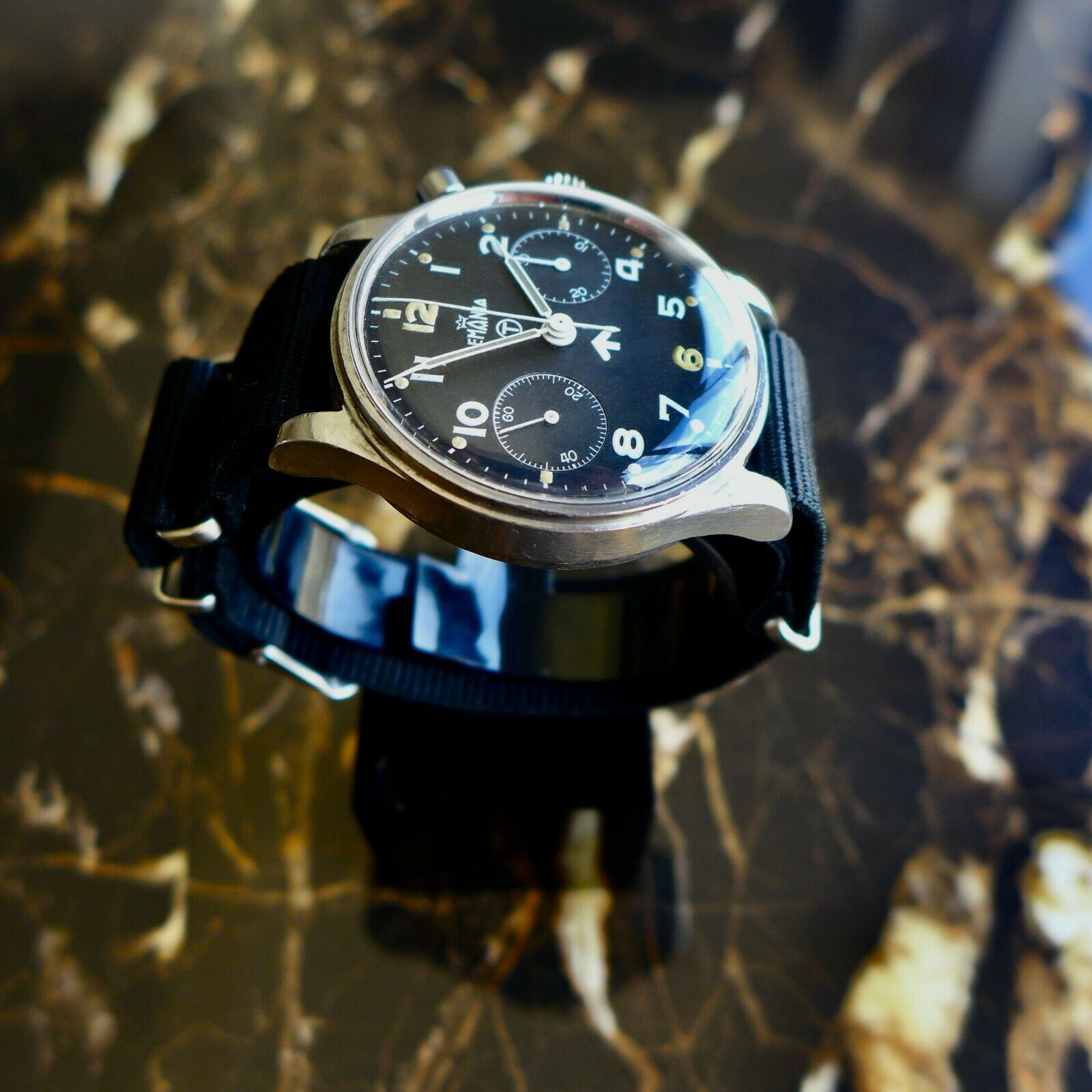 イギリス軍 レマニアクロノグラフHS9 1950年 ヴィンテージ レア