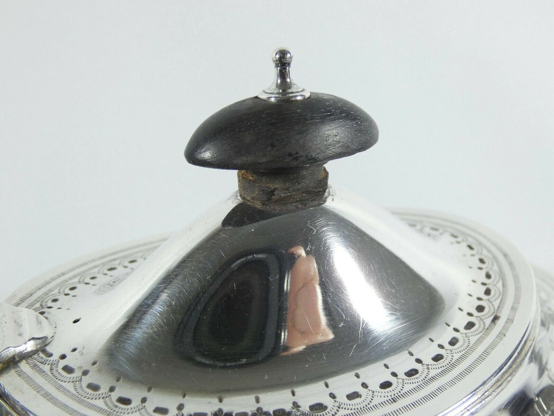 アンティークヴィクトリアン、スターリング・シルバーティーポット、1892年頃
